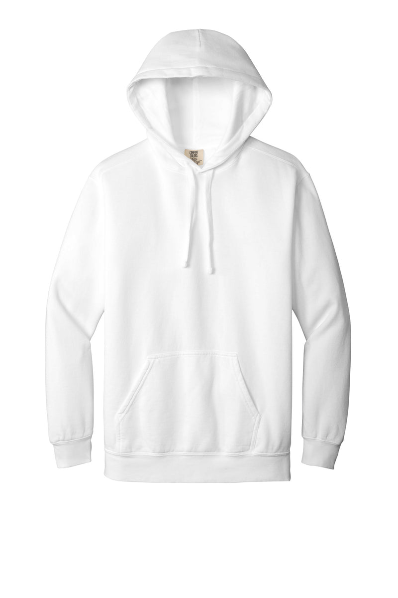 COMFORT COLORS  Ring Spun Hooded Sweatshirt - White
