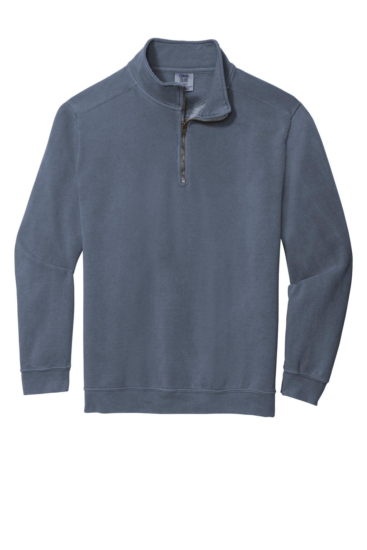 COMFORT COLORS  Ring Spun 1/4-Zip Sweatshirt - Blue Jean