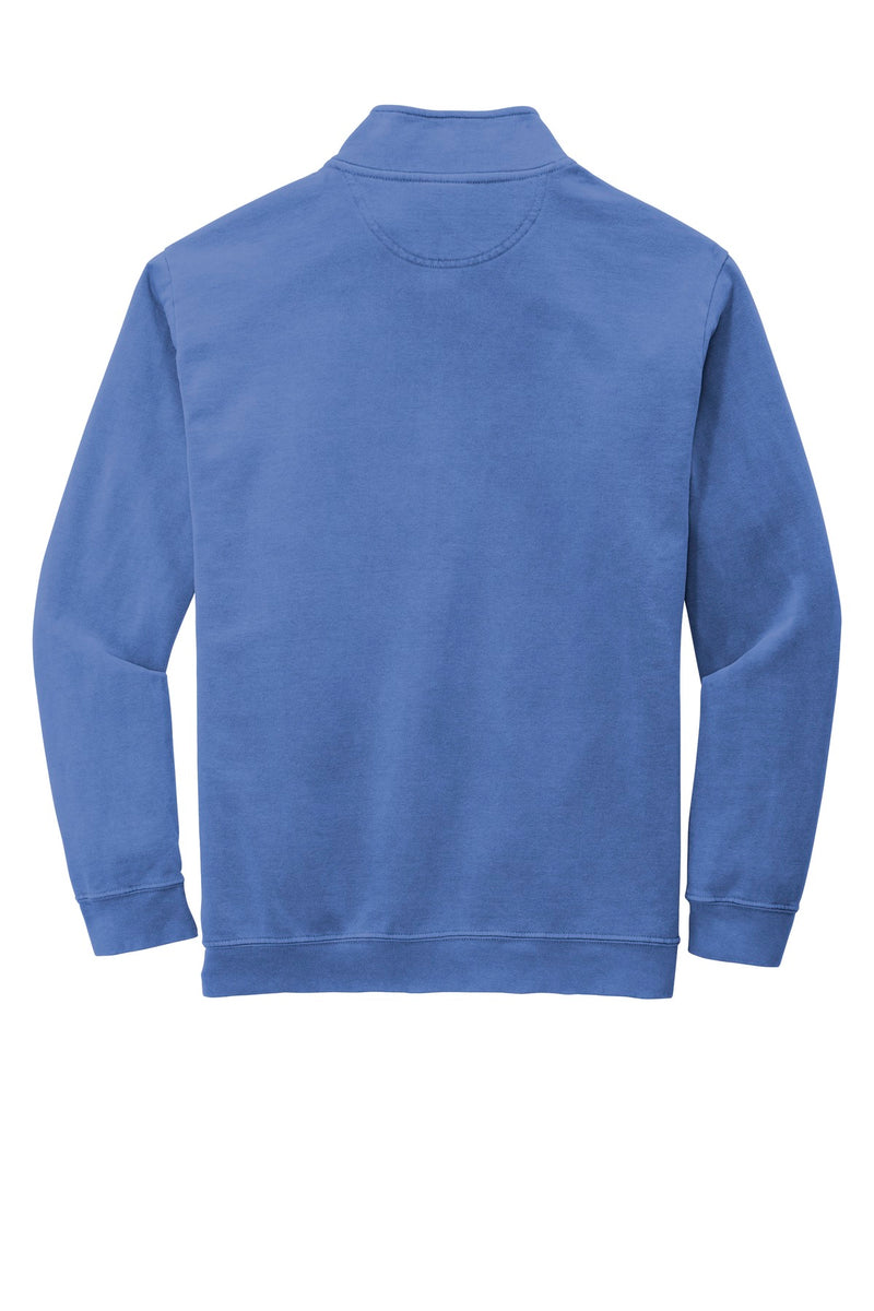 COMFORT COLORS  Ring Spun 1/4-Zip Sweatshirt - Flo Blue
