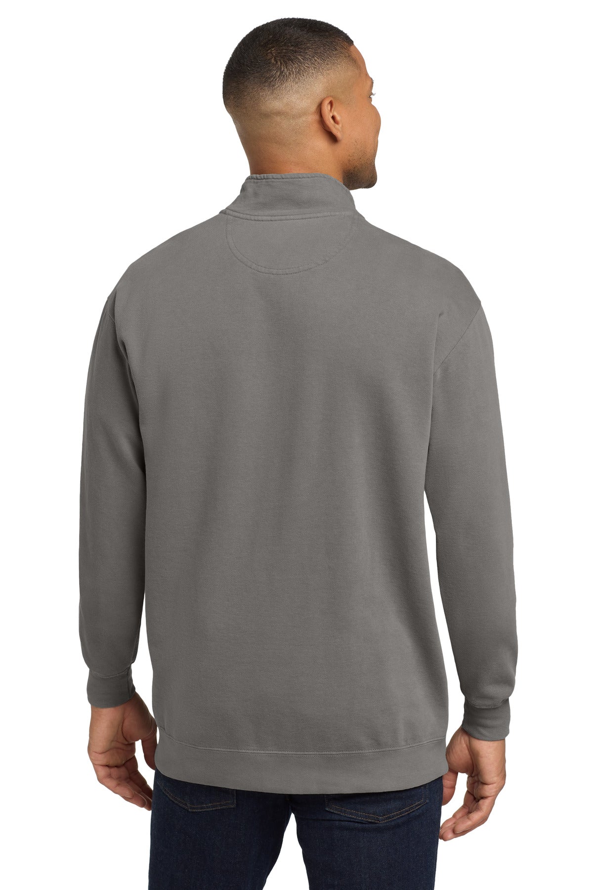 COMFORT COLORS  Ring Spun 1/4-Zip Sweatshirt - Grey