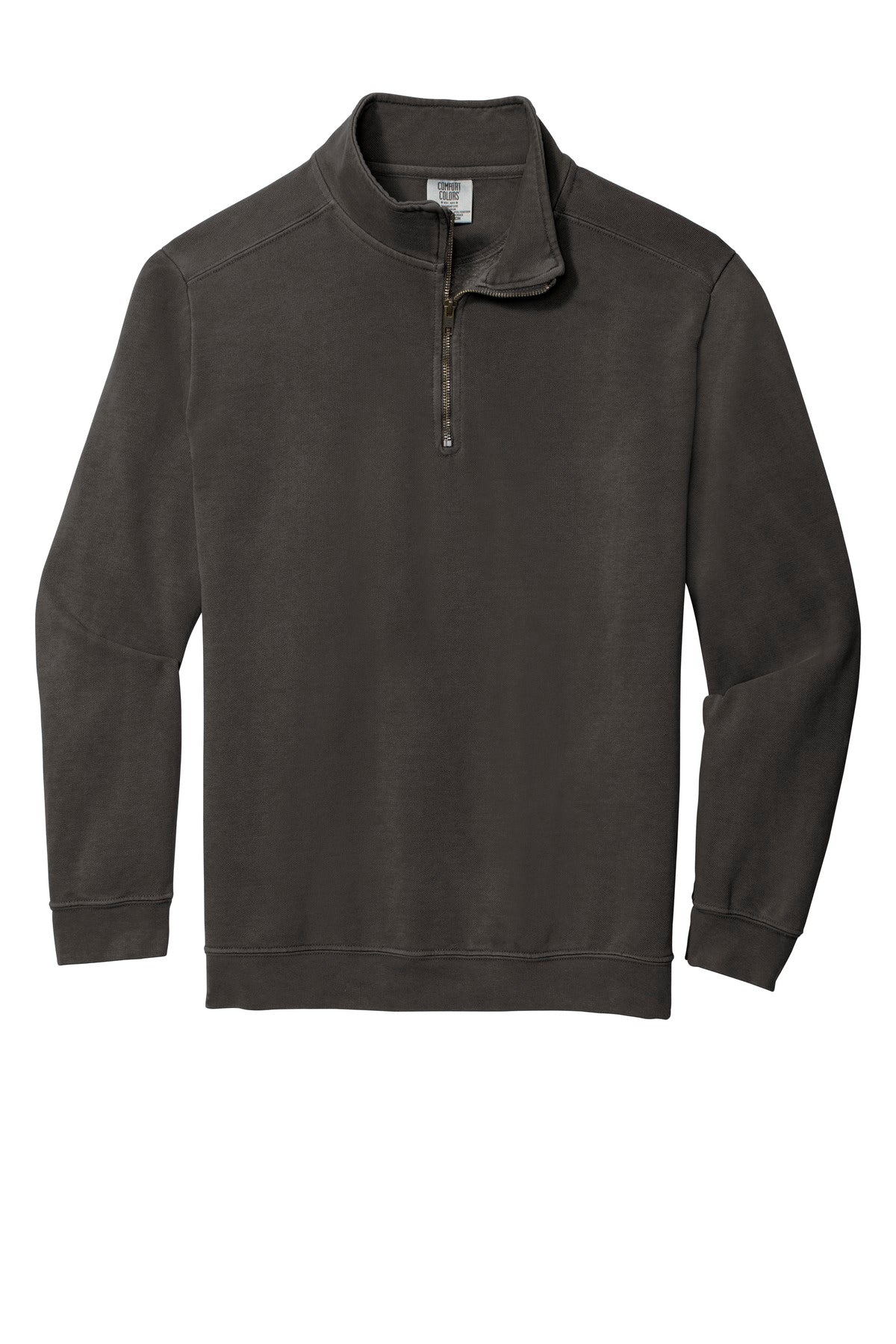 COMFORT COLORS  Ring Spun 1/4-Zip Sweatshirt - Pepper