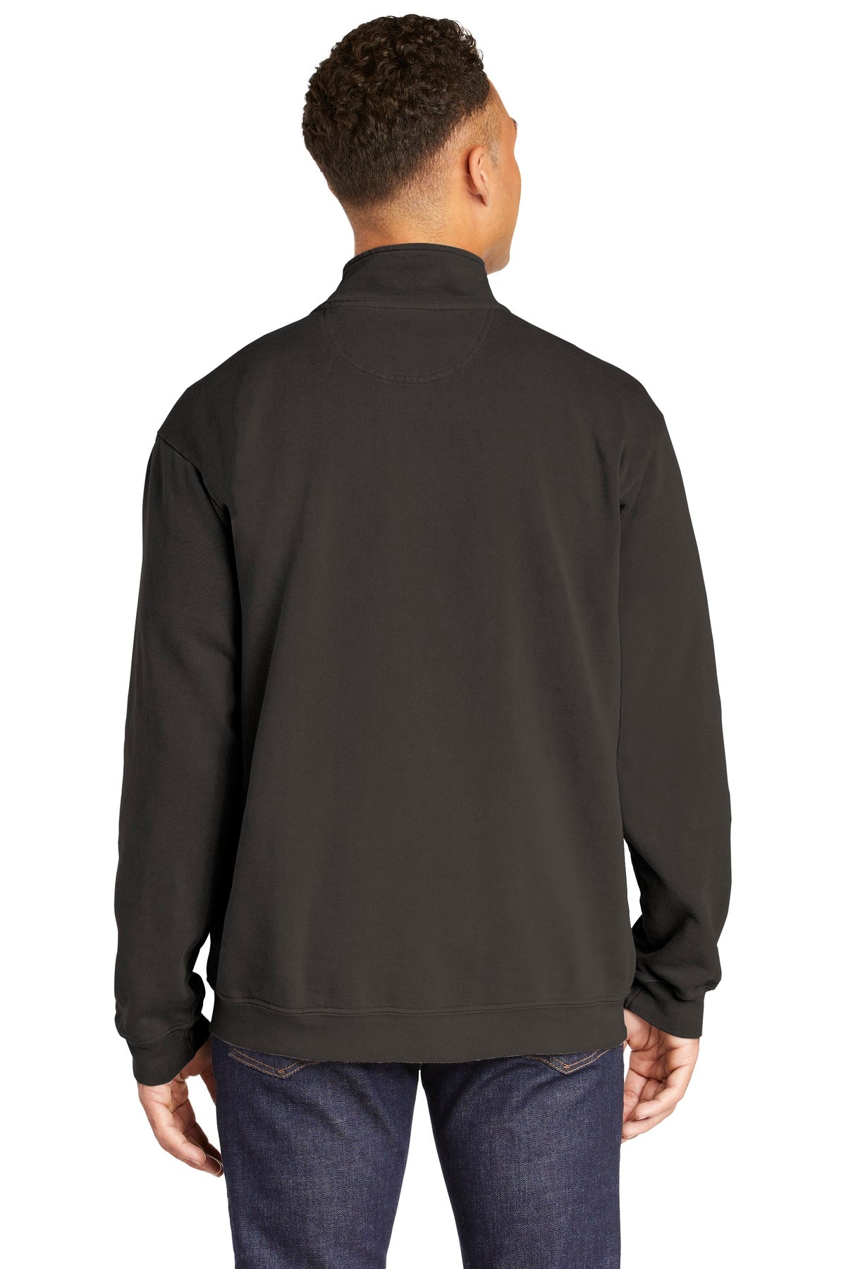 COMFORT COLORS  Ring Spun 1/4-Zip Sweatshirt - Pepper