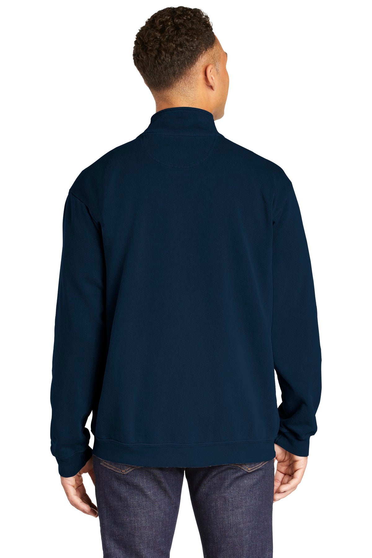 COMFORT COLORS  Ring Spun 1/4-Zip Sweatshirt - True Navy