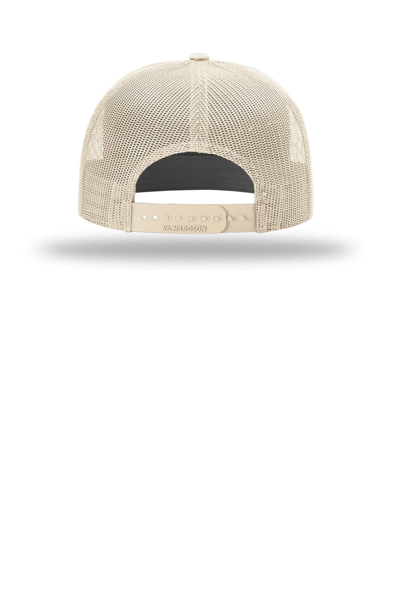 Richardson Printed 7-Panel Trucker - Harvest Duck Camo/ Sandstone