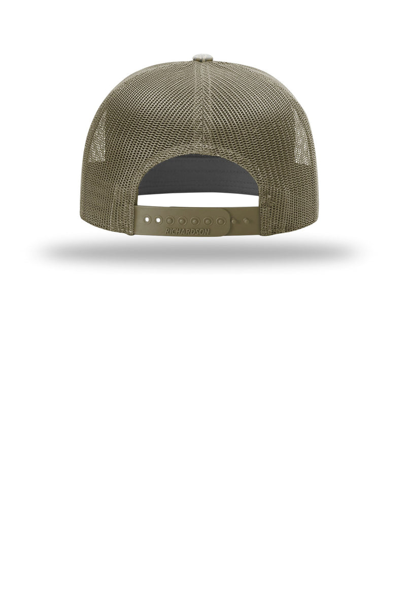Richardson Printed 7-Panel Trucker - Mossy Oak Bottomland/ Loden
