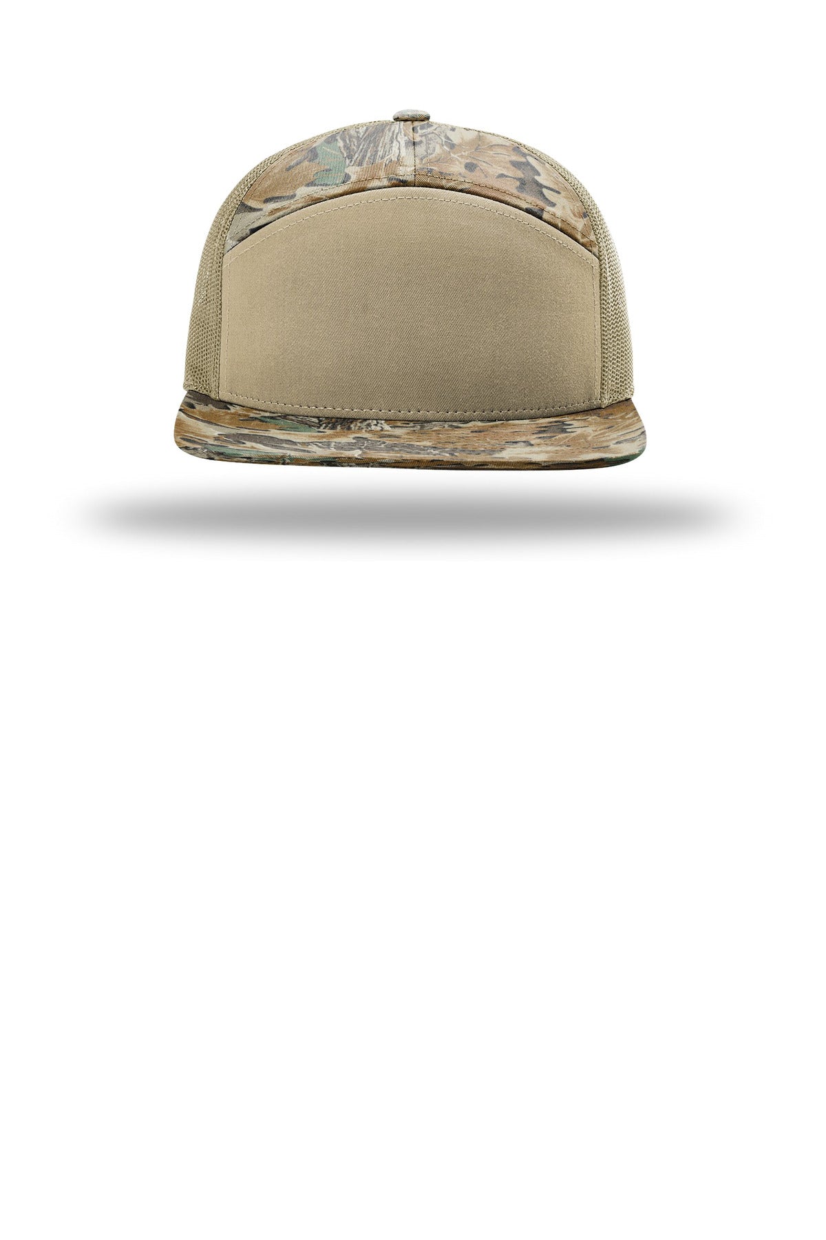 Richardson Printed 7-Panel Trucker - Realtree Advantage/ Khaki