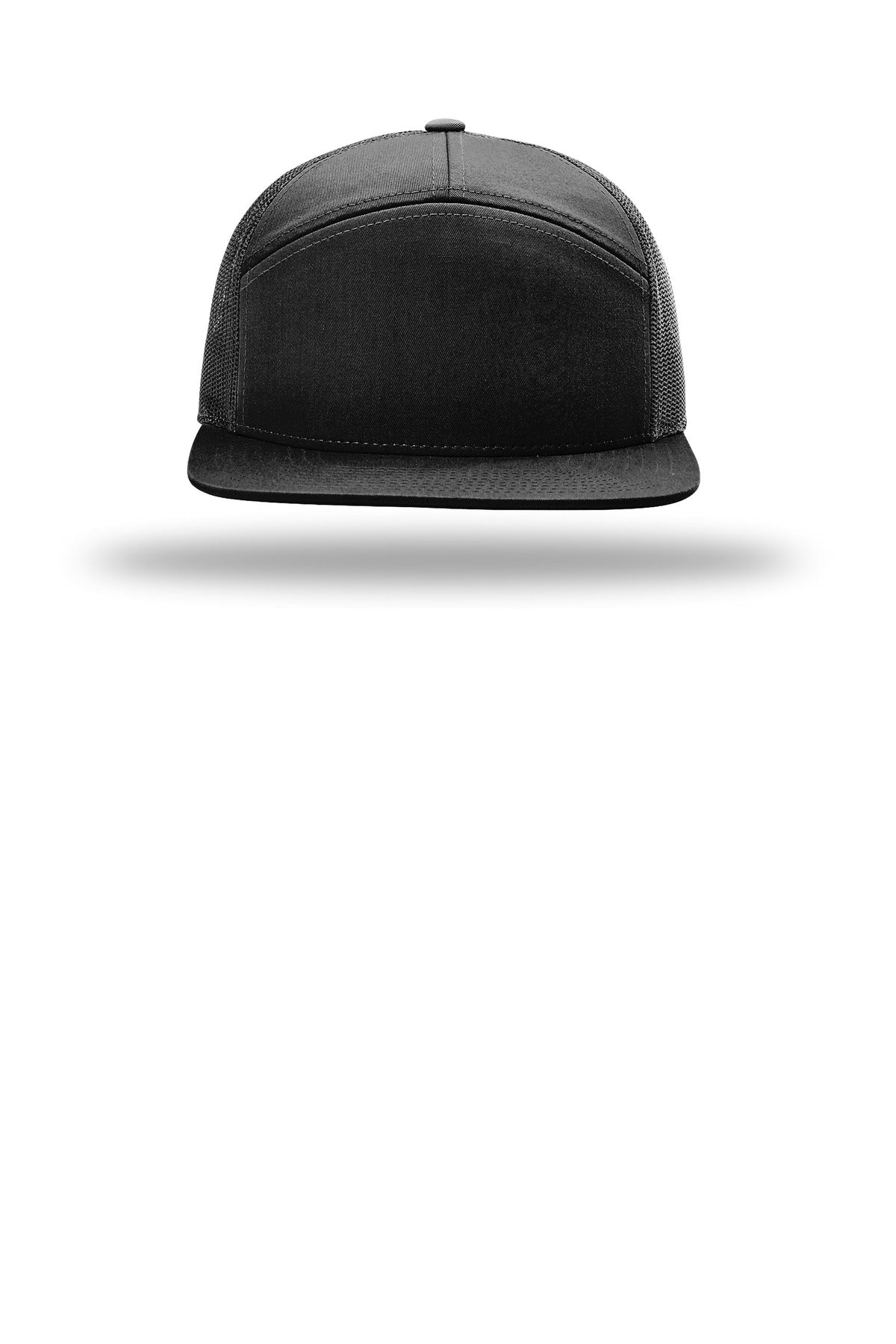 Richardson 7-Panel Trucker - Black