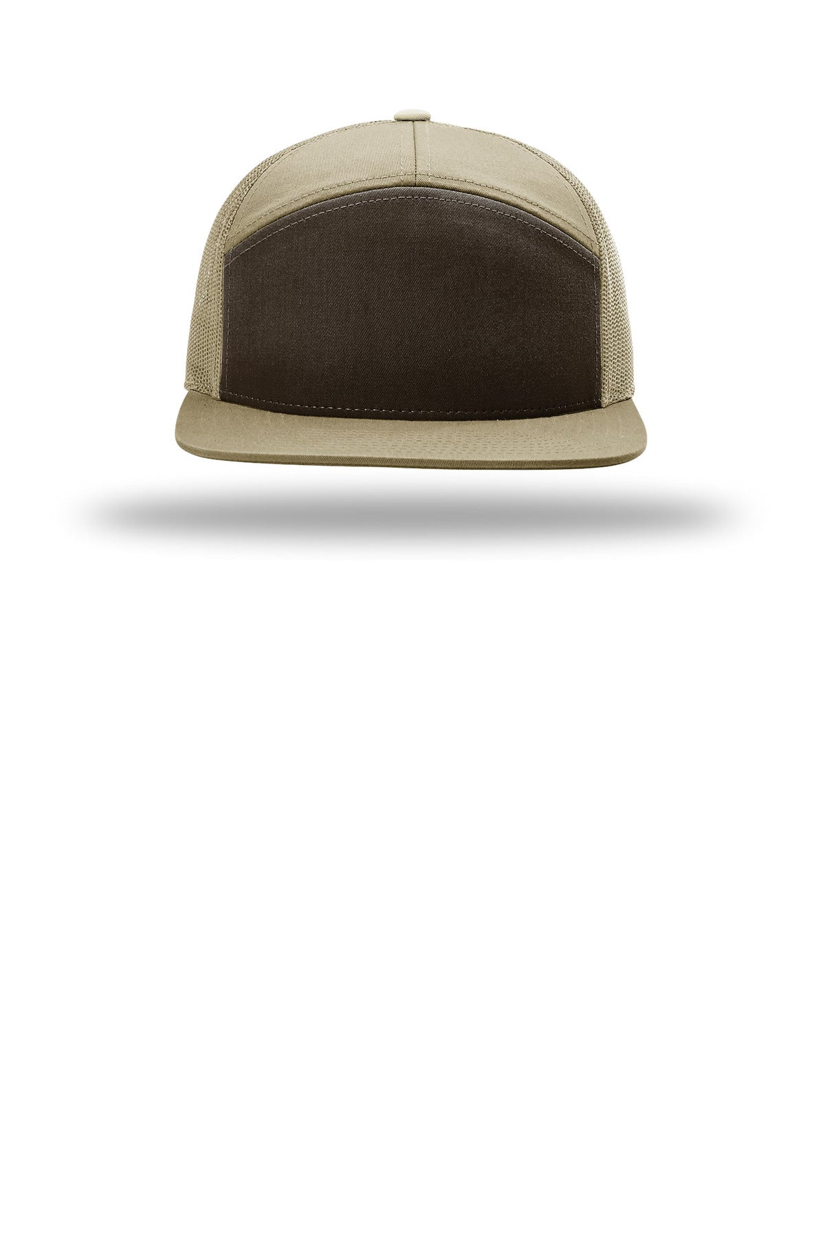 Richardson 7-Panel Trucker - Brown/ Khaki/ Khaki