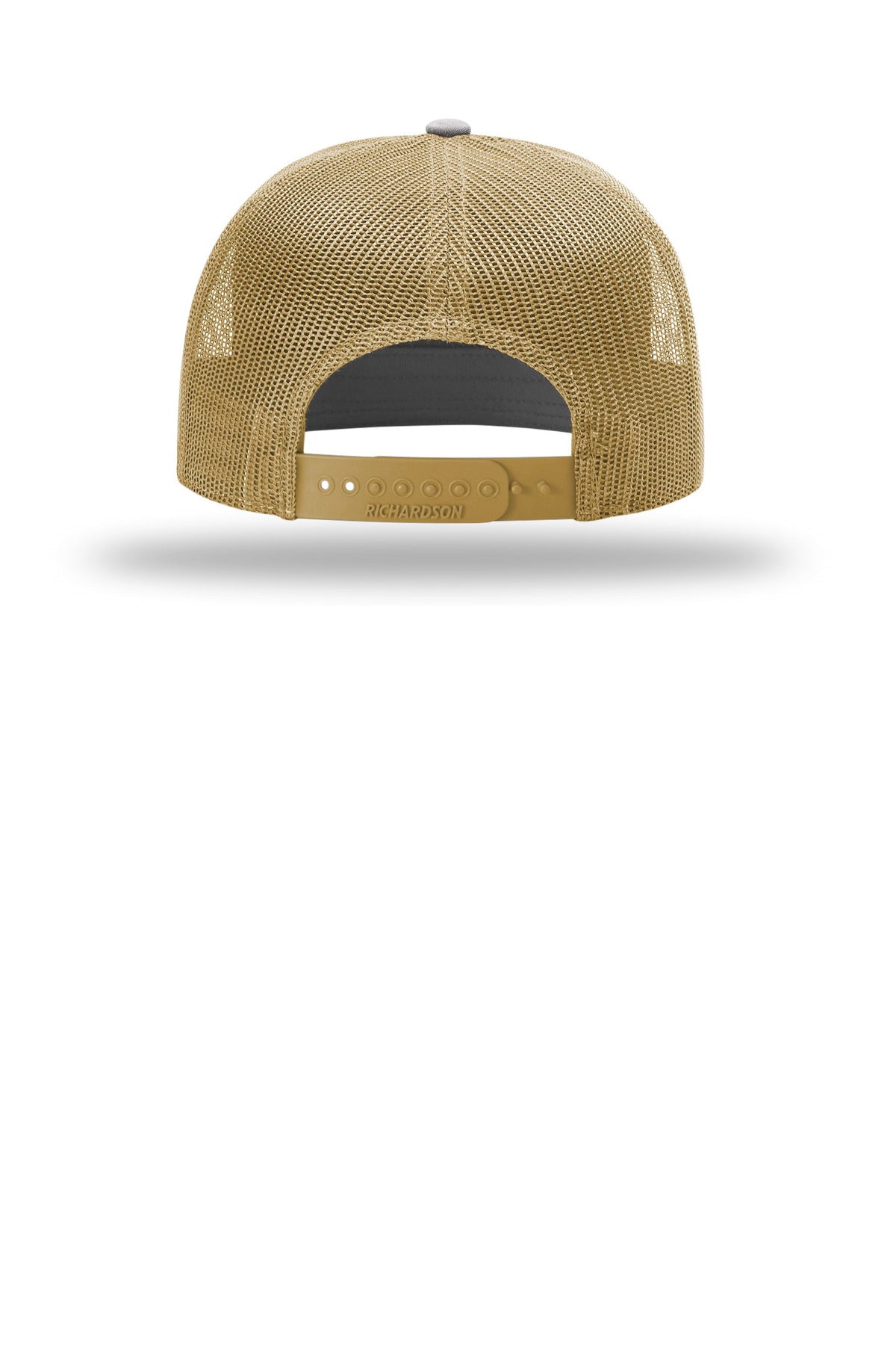 Richardson 7-Panel Trucker - Charcoal/ Old Gold