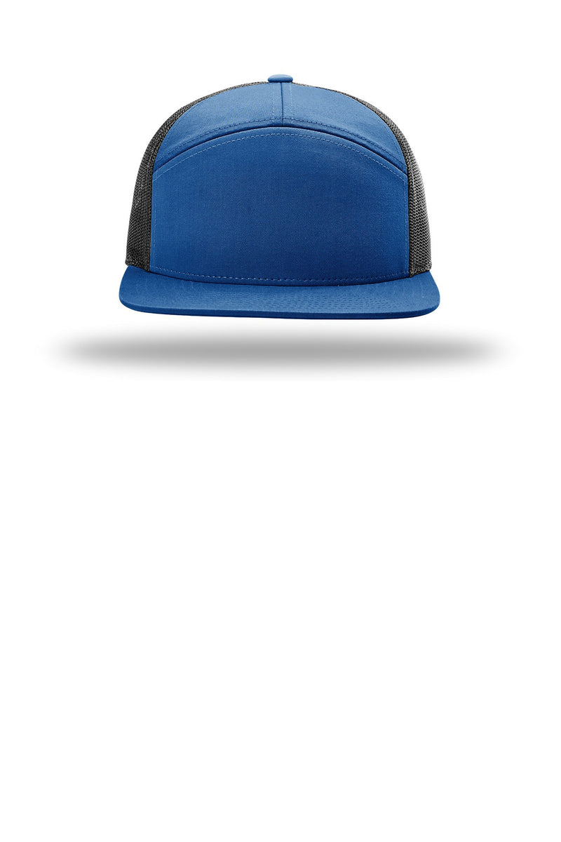 Richardson 7-Panel Trucker - Royal/ Black