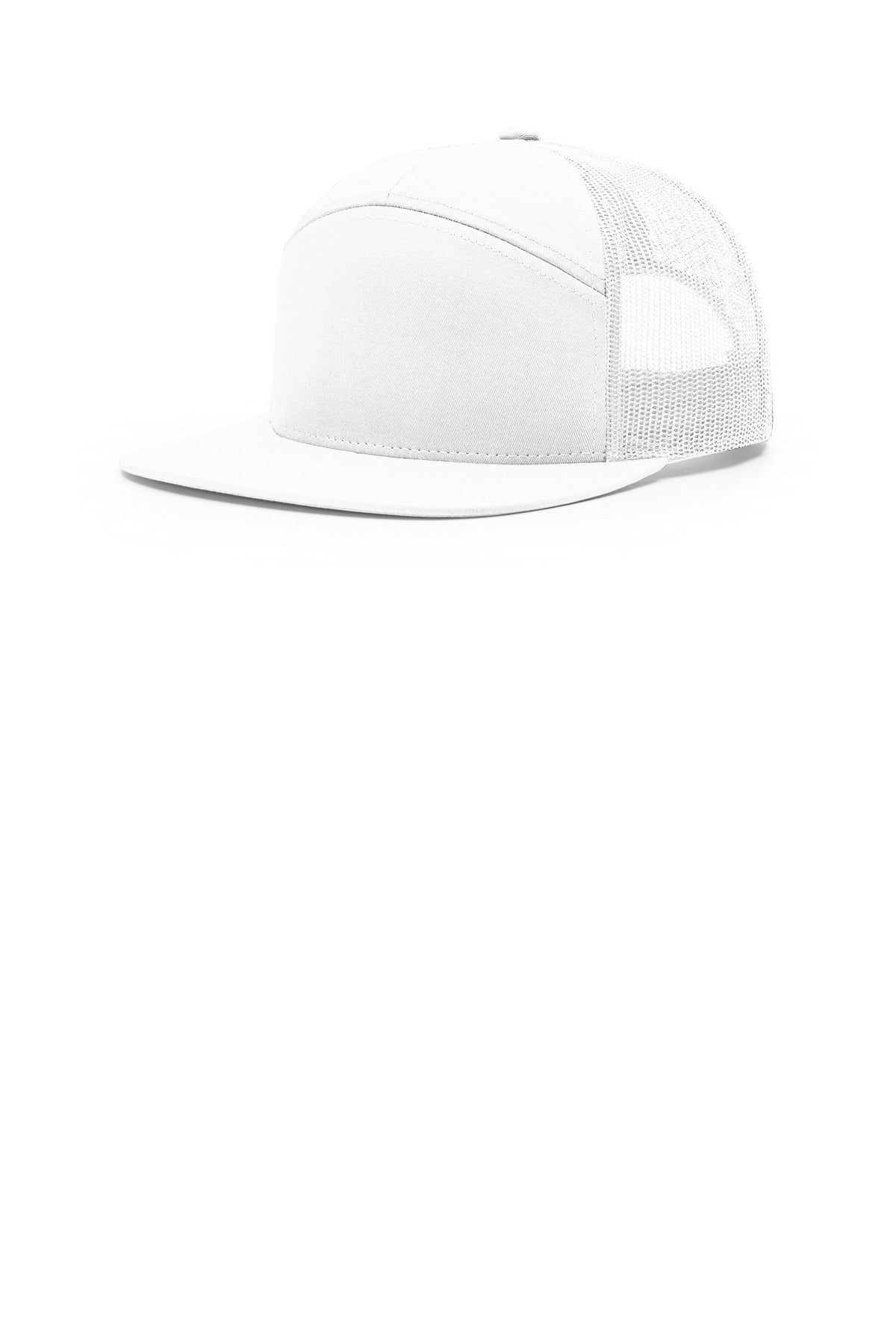 Richardson 7-Panel Trucker - White