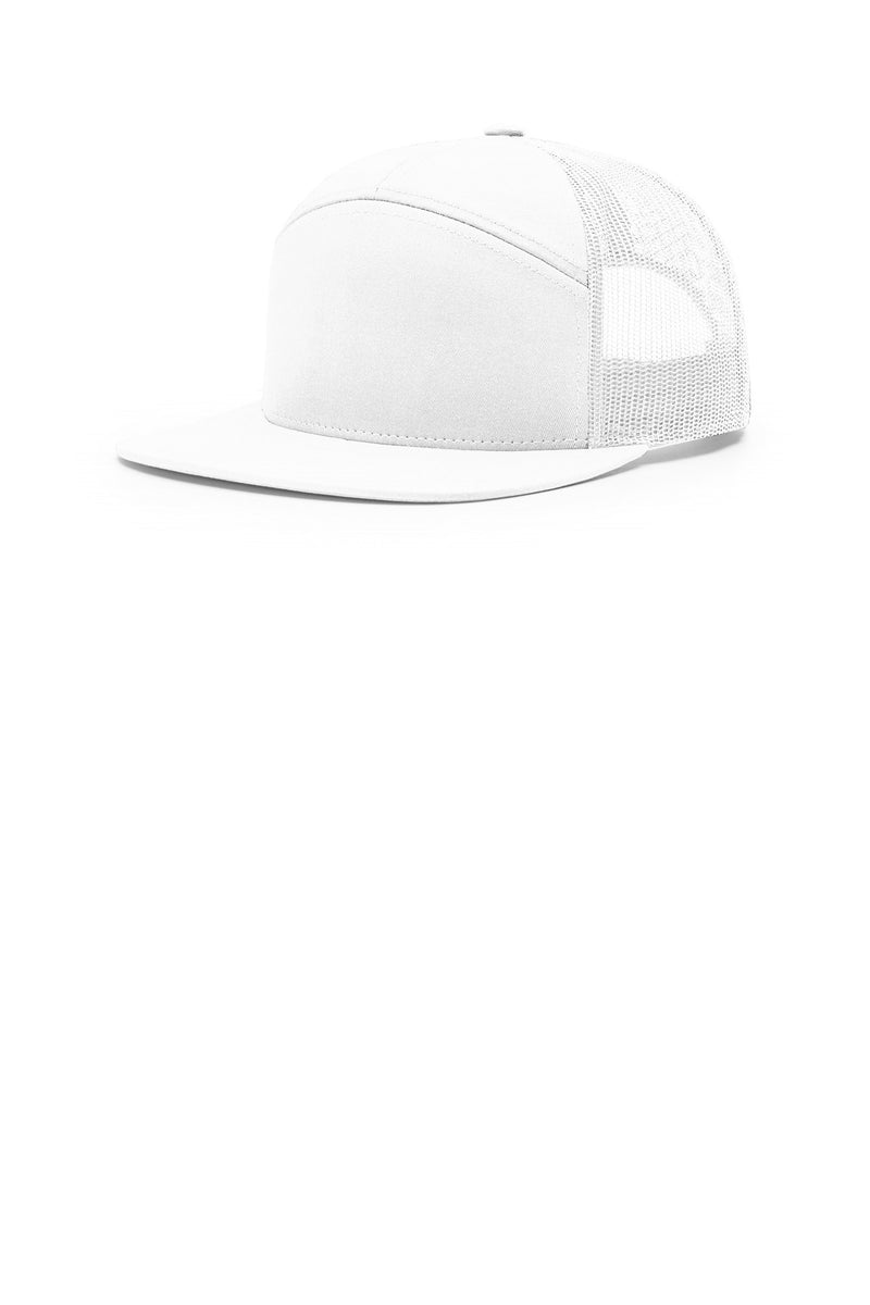 Richardson 7-Panel Trucker - White