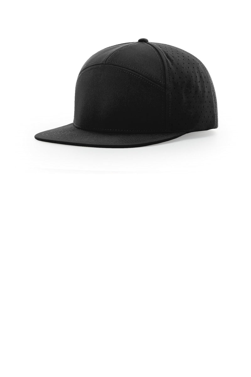 Richardson Cannon 7-Panel Flatbill - Black