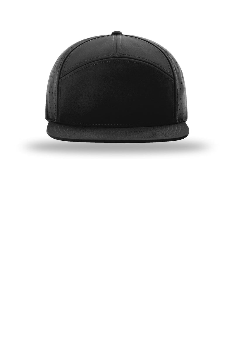 Richardson Cannon 7-Panel Flatbill - Black
