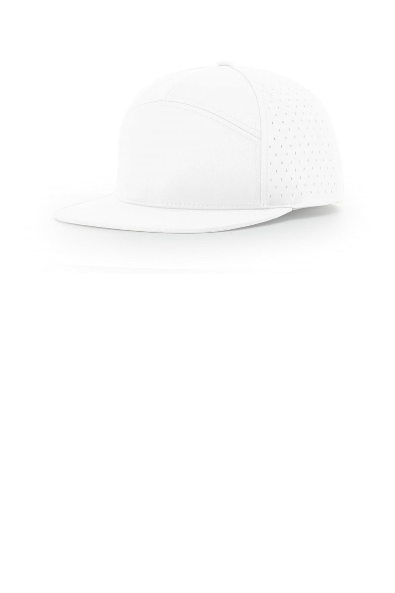 Richardson Cannon 7-Panel Flatbill - White