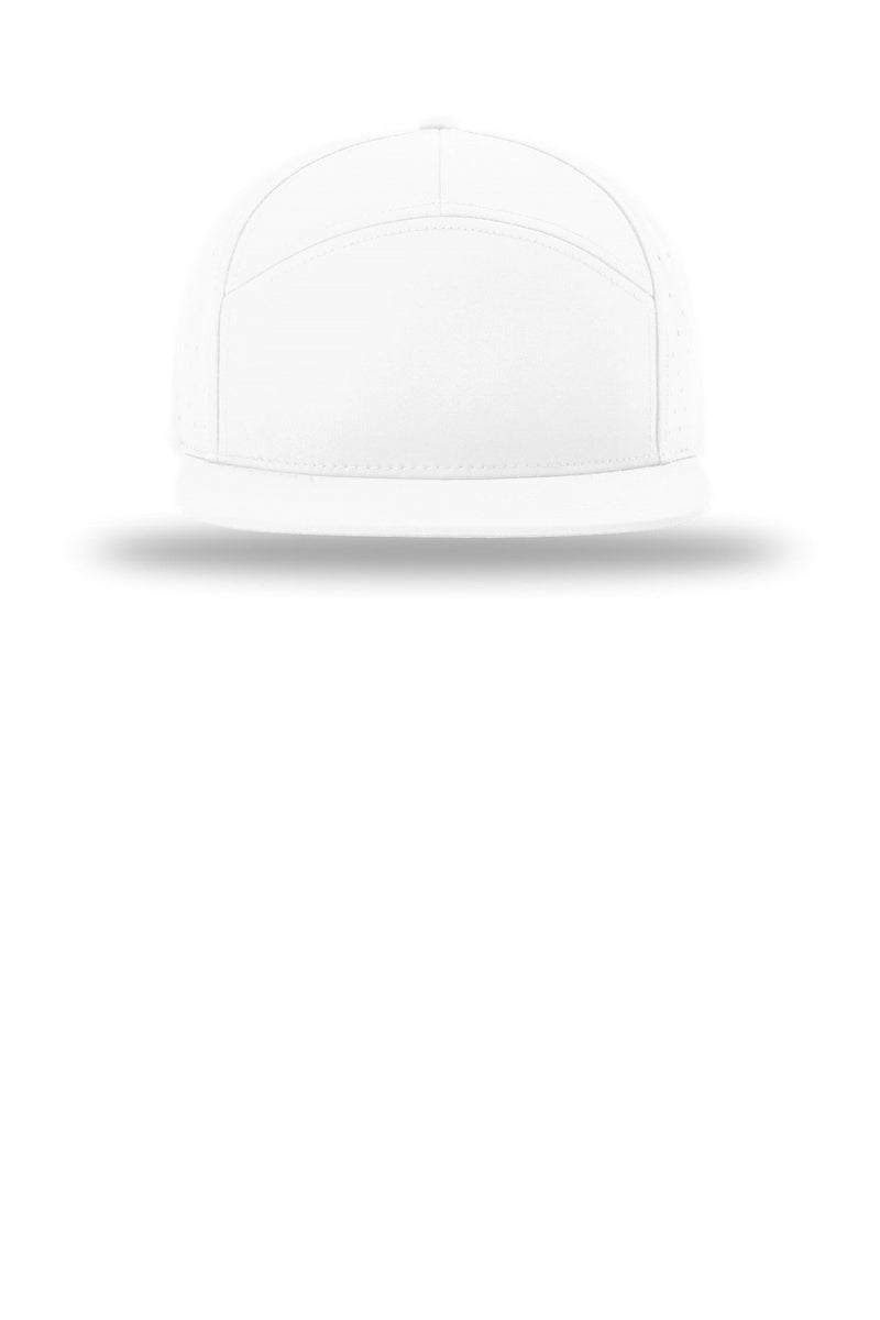 Richardson Cannon 7-Panel Flatbill - White