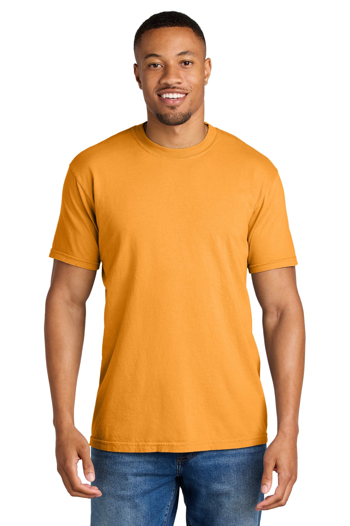 COMFORT COLORS  Heavyweight Ring Spun Tee - Bright Orange