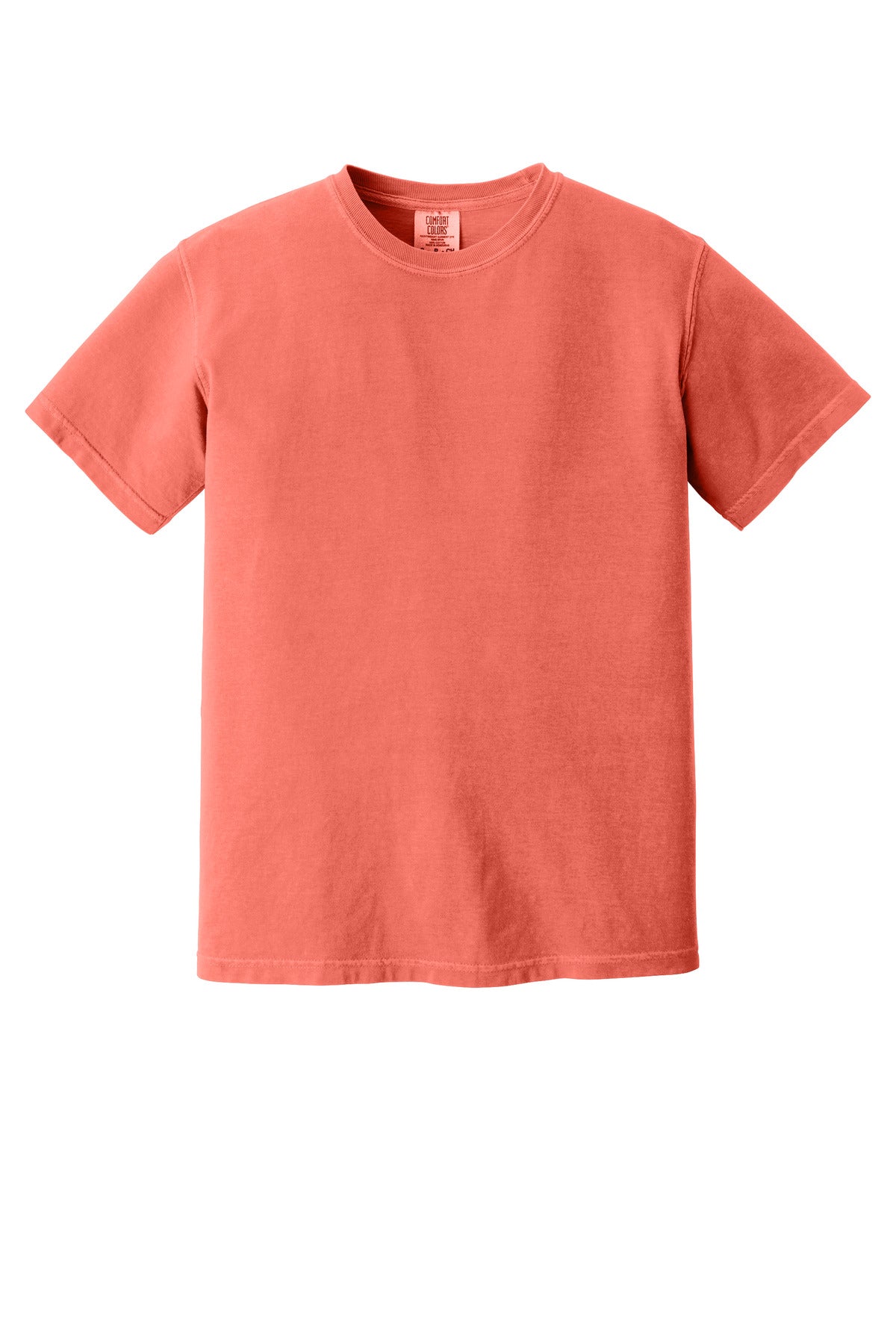 COMFORT COLORS  Heavyweight Ring Spun Tee - Bright Salmon