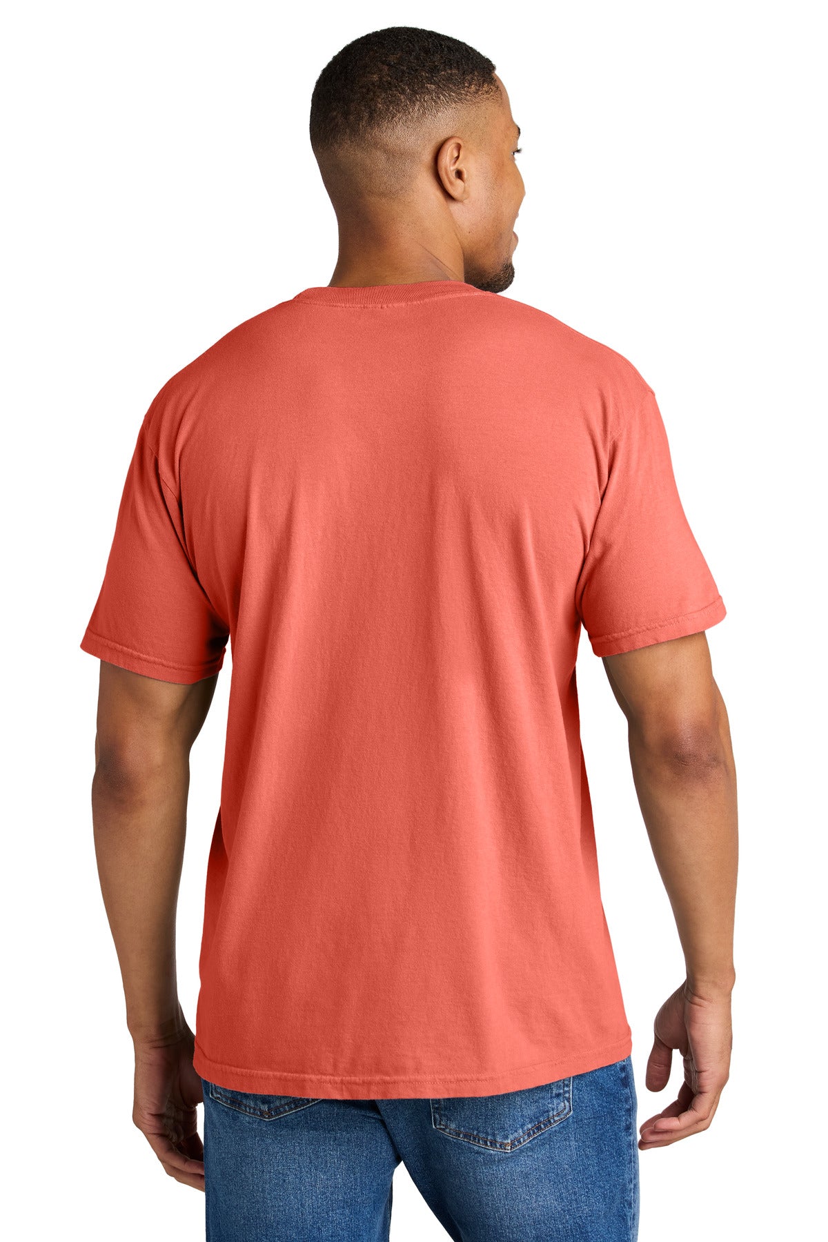 COMFORT COLORS  Heavyweight Ring Spun Tee - Bright Salmon