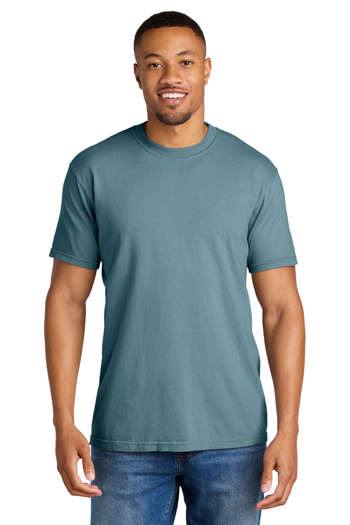 COMFORT COLORS  Heavyweight Ring Spun Tee - Ice Blue
