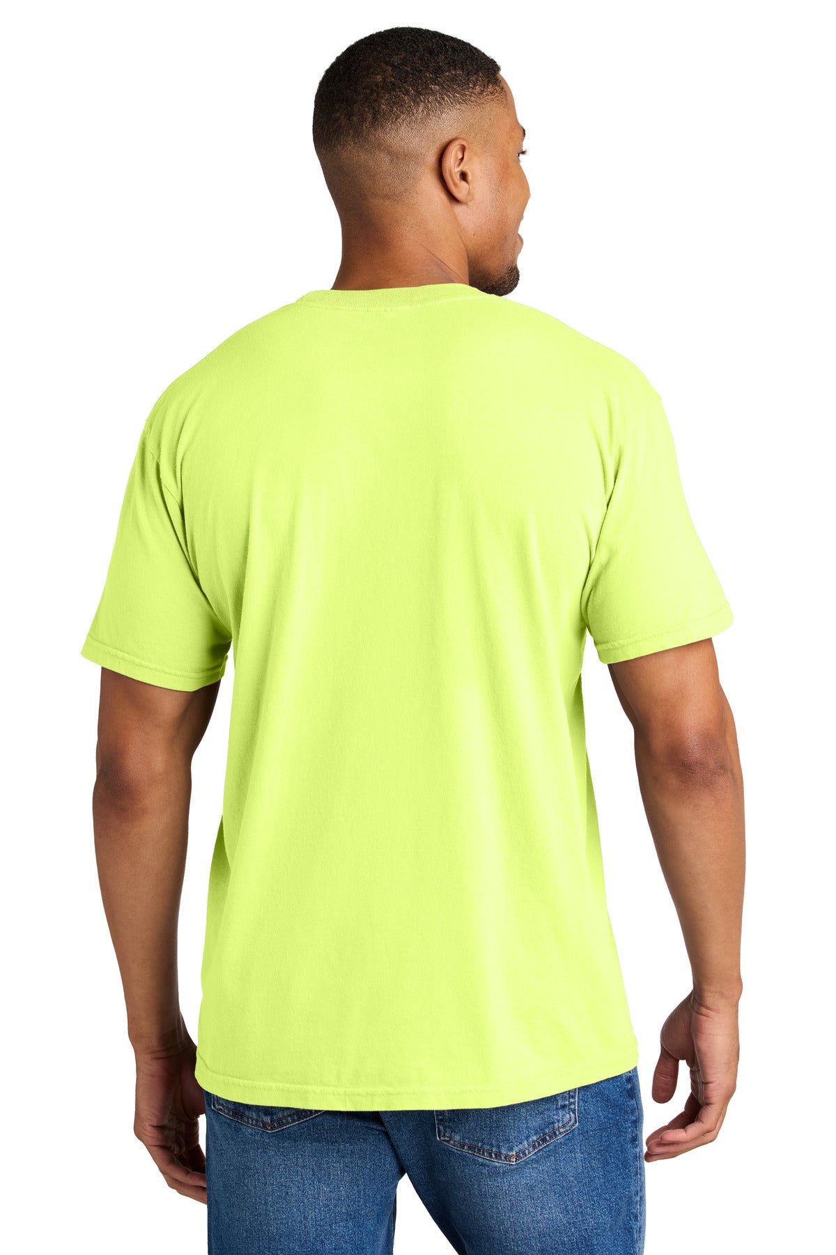 COMFORT COLORS  Heavyweight Ring Spun Tee - Neon Lemon