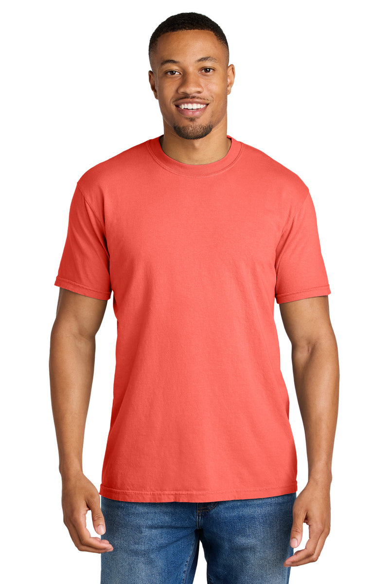 COMFORT COLORS  Heavyweight Ring Spun Tee - Neon Red Orange