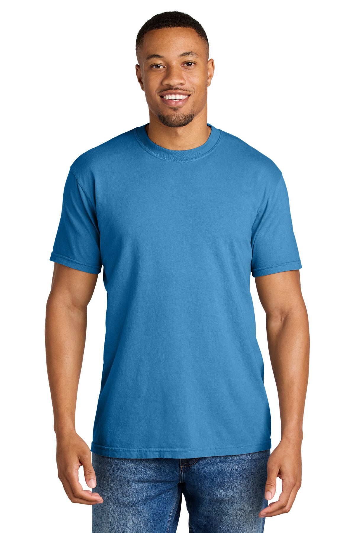 COMFORT COLORS  Heavyweight Ring Spun Tee - Royal Caribe