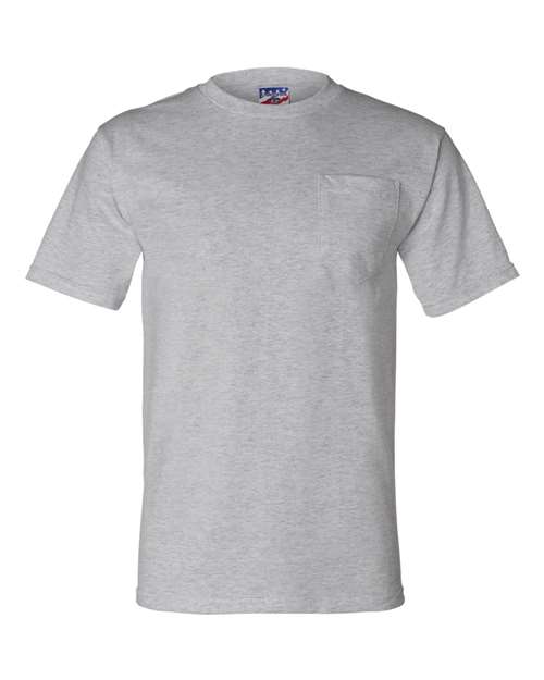 Unisex Union-Made Pocket T-Shirt - Dark Ash