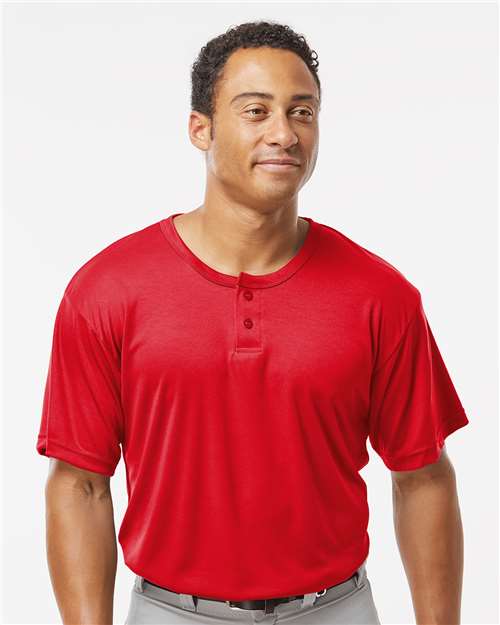 Men's B-Core Placket Jersey - Red