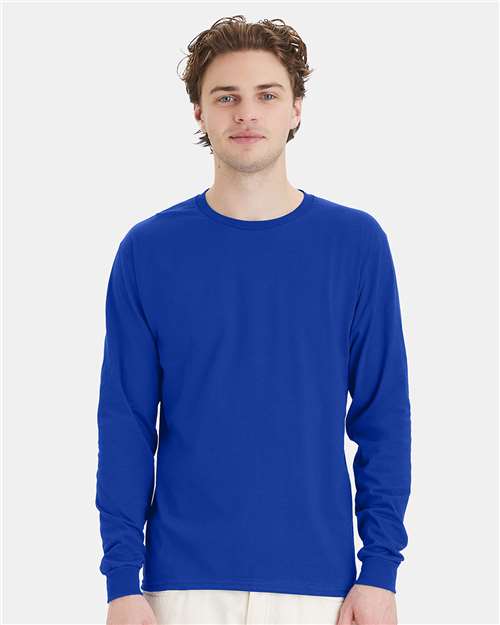 Essential-T Long Sleeve T-Shirt - Deep Royal