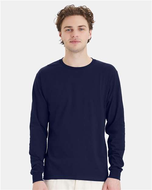 Essential-T Long Sleeve T-Shirt - Navy