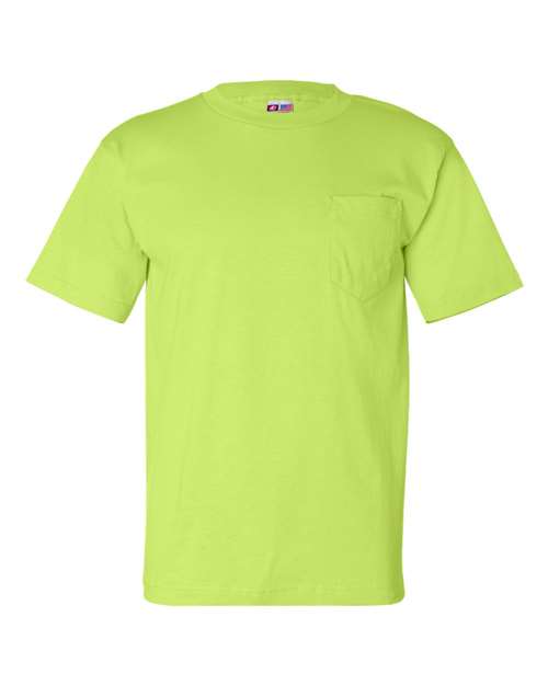 Unisex USA-Made Pocket T-Shirt - Lime Green