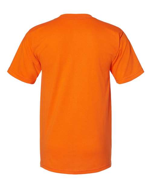 Unisex USA-Made 50/50 Pocket T-Shirt - Safety Orange