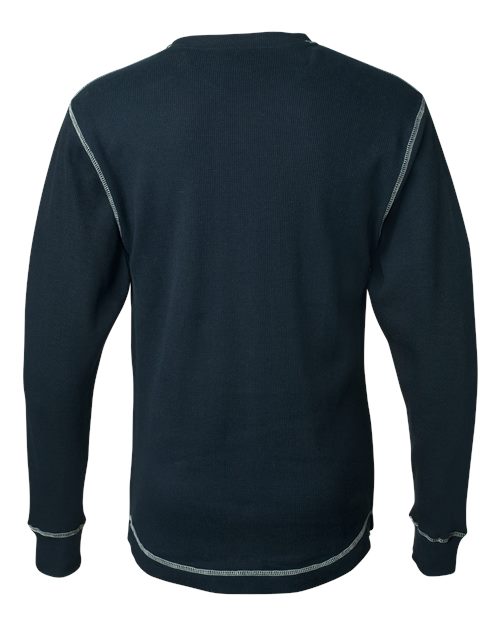 Men's Vintage Thermal Long Sleeve T-Shirt - Vintage Navy/ Vintage White