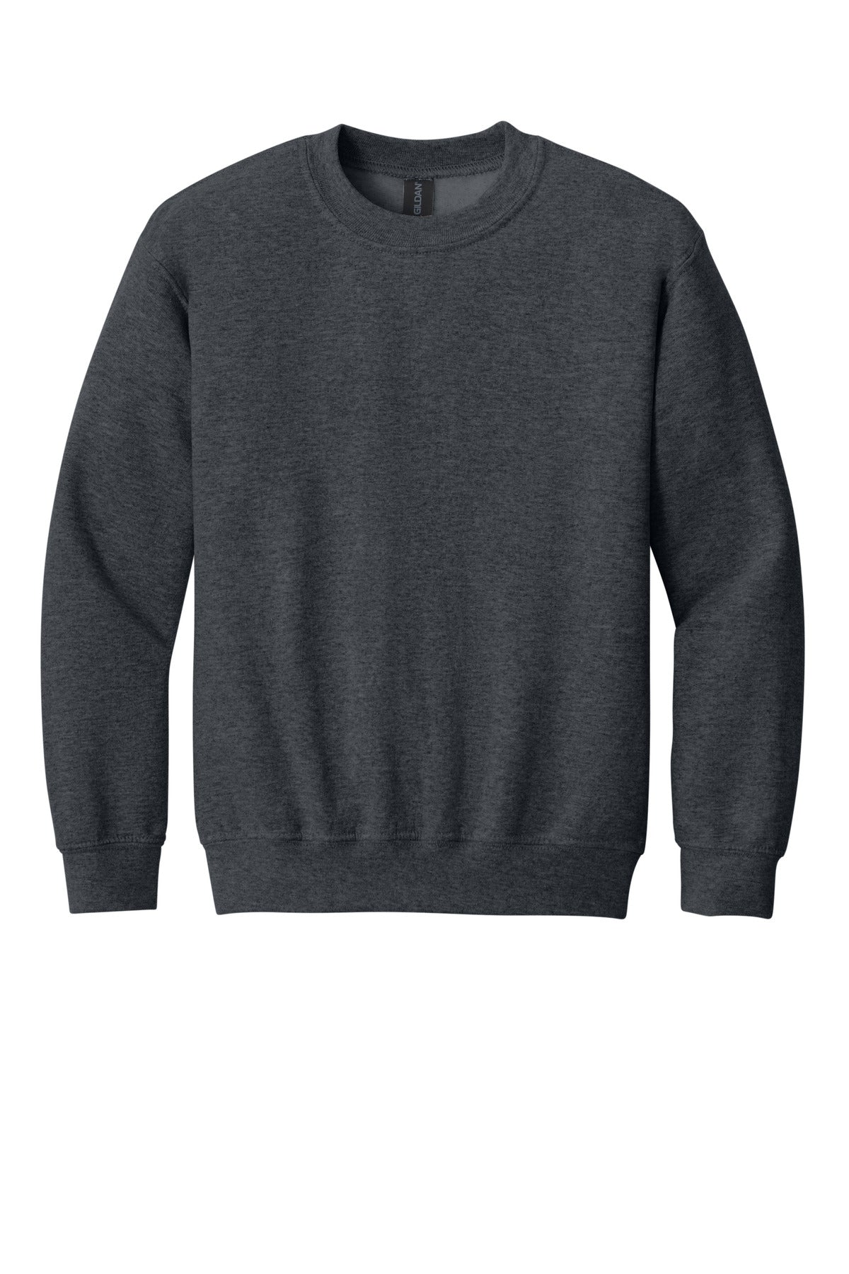 Gildan Youth Heavy Blend Crewneck Sweatshirt - Dark Heather