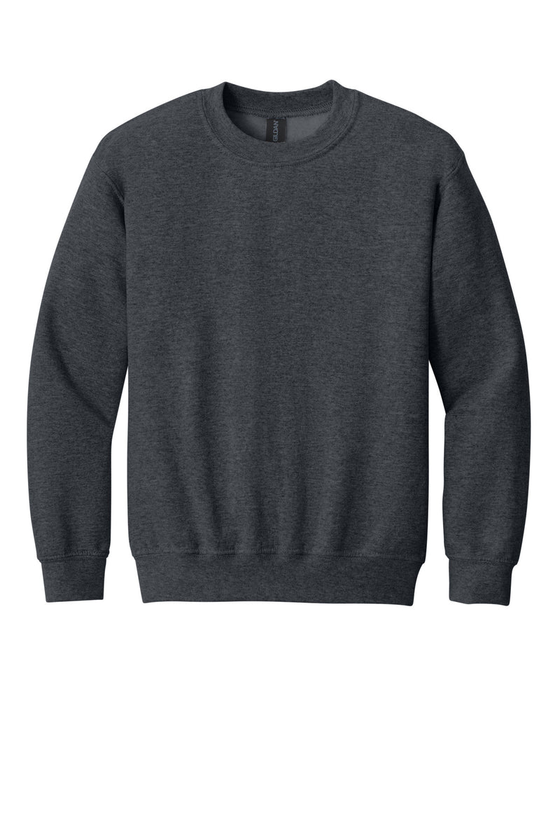 Gildan Youth Heavy Blend Crewneck Sweatshirt - Dark Heather
