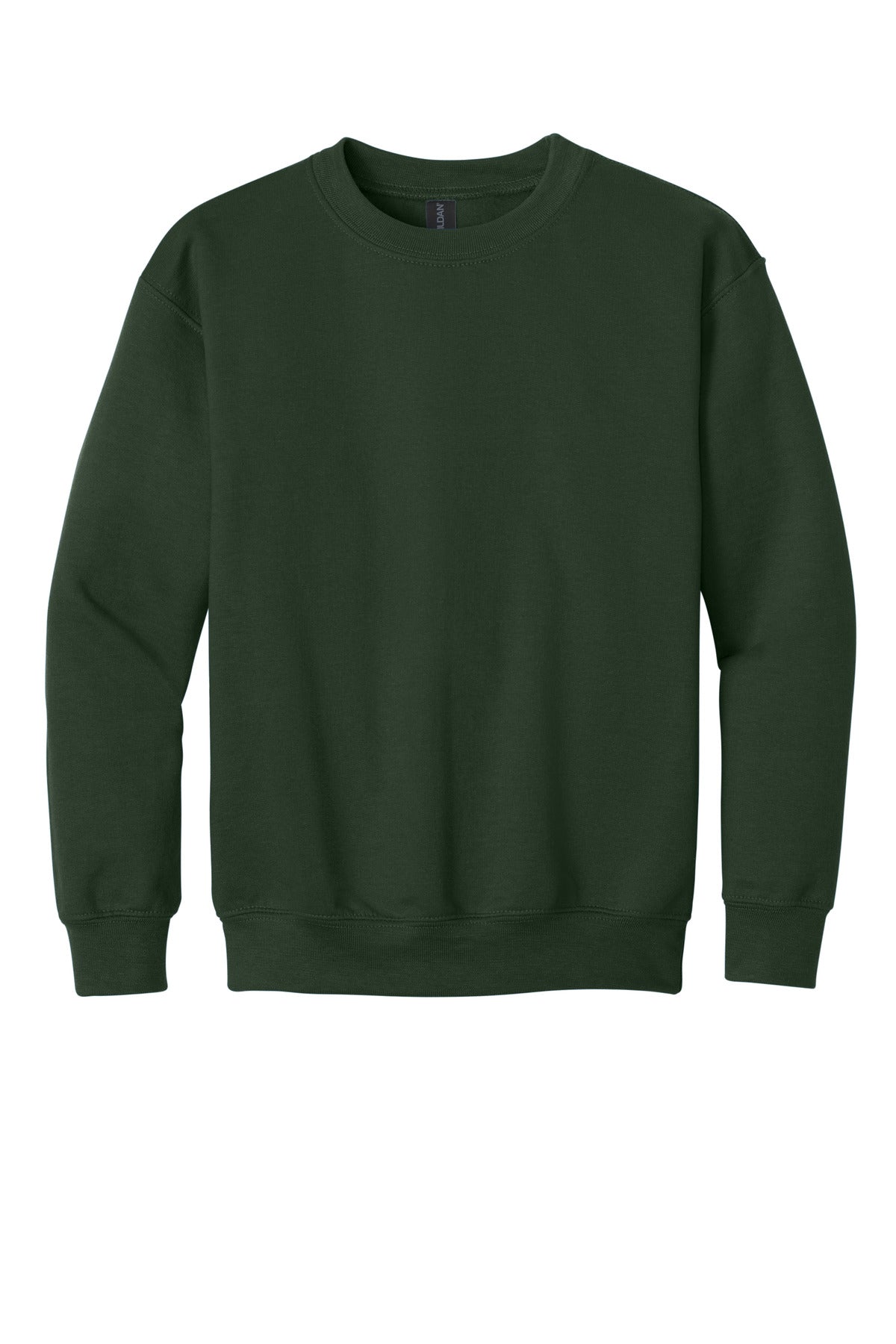 Gildan Youth Heavy Blend Crewneck Sweatshirt - Forest Green