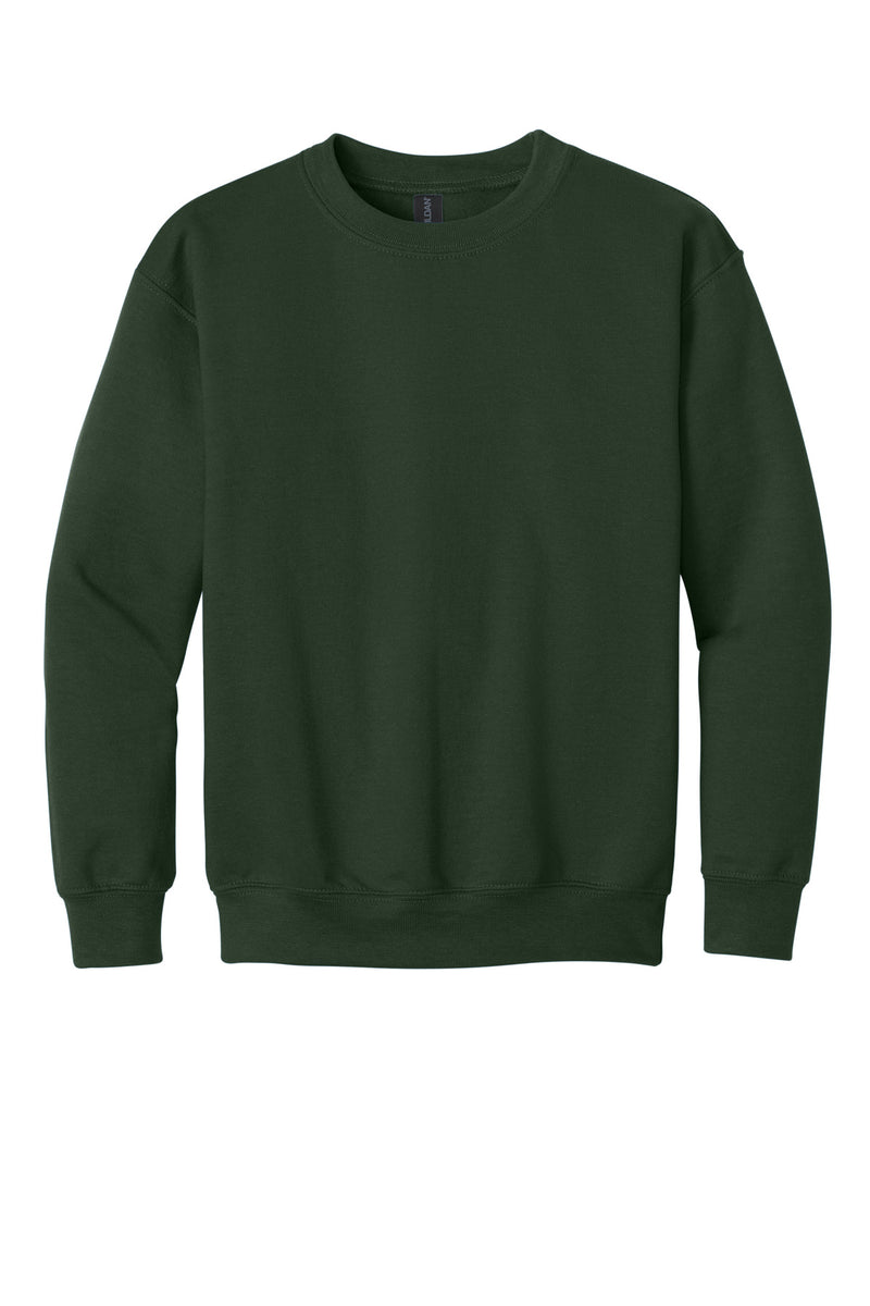 Gildan Youth Heavy Blend Crewneck Sweatshirt - Forest Green