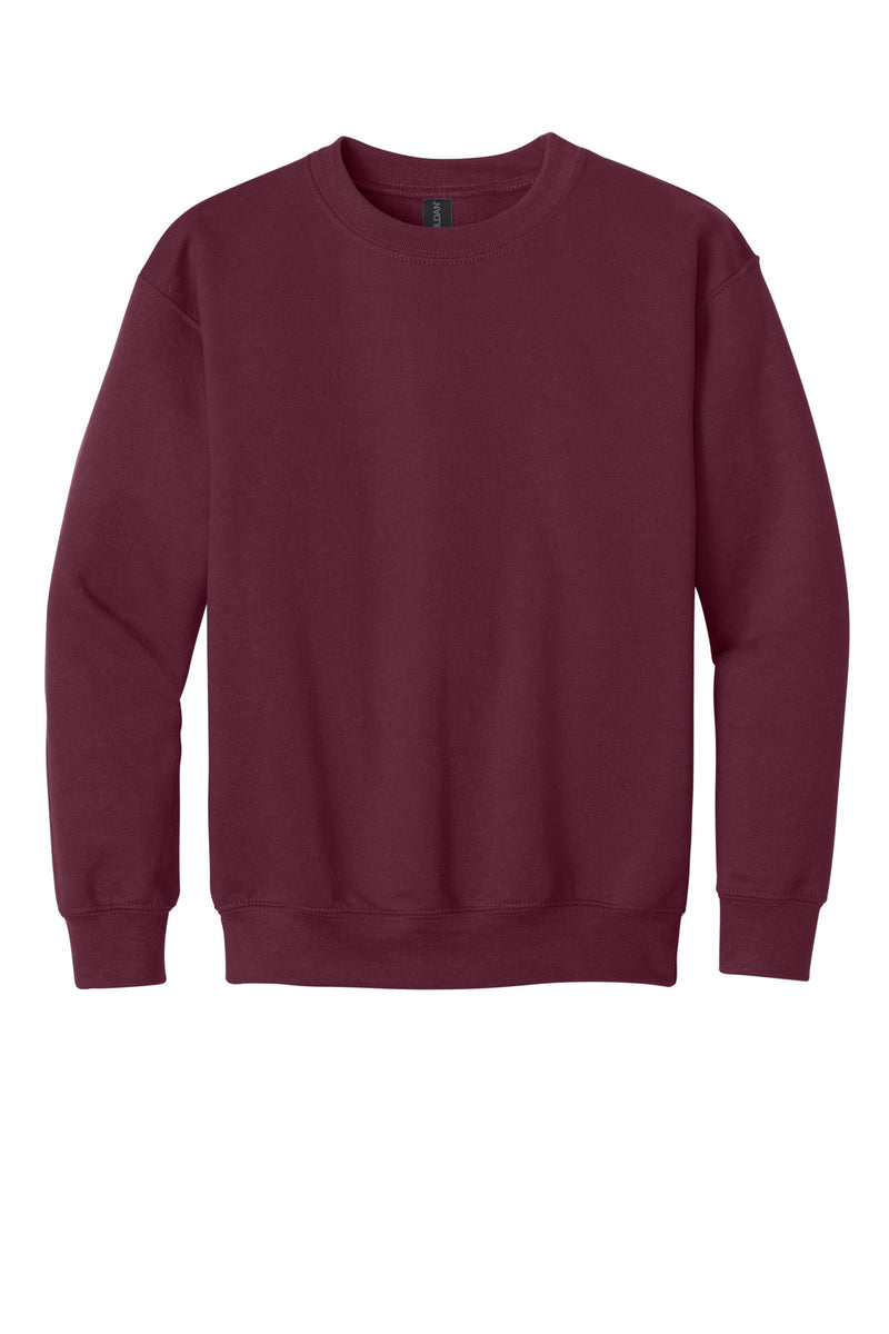 Gildan Youth Heavy Blend Crewneck Sweatshirt - Maroon