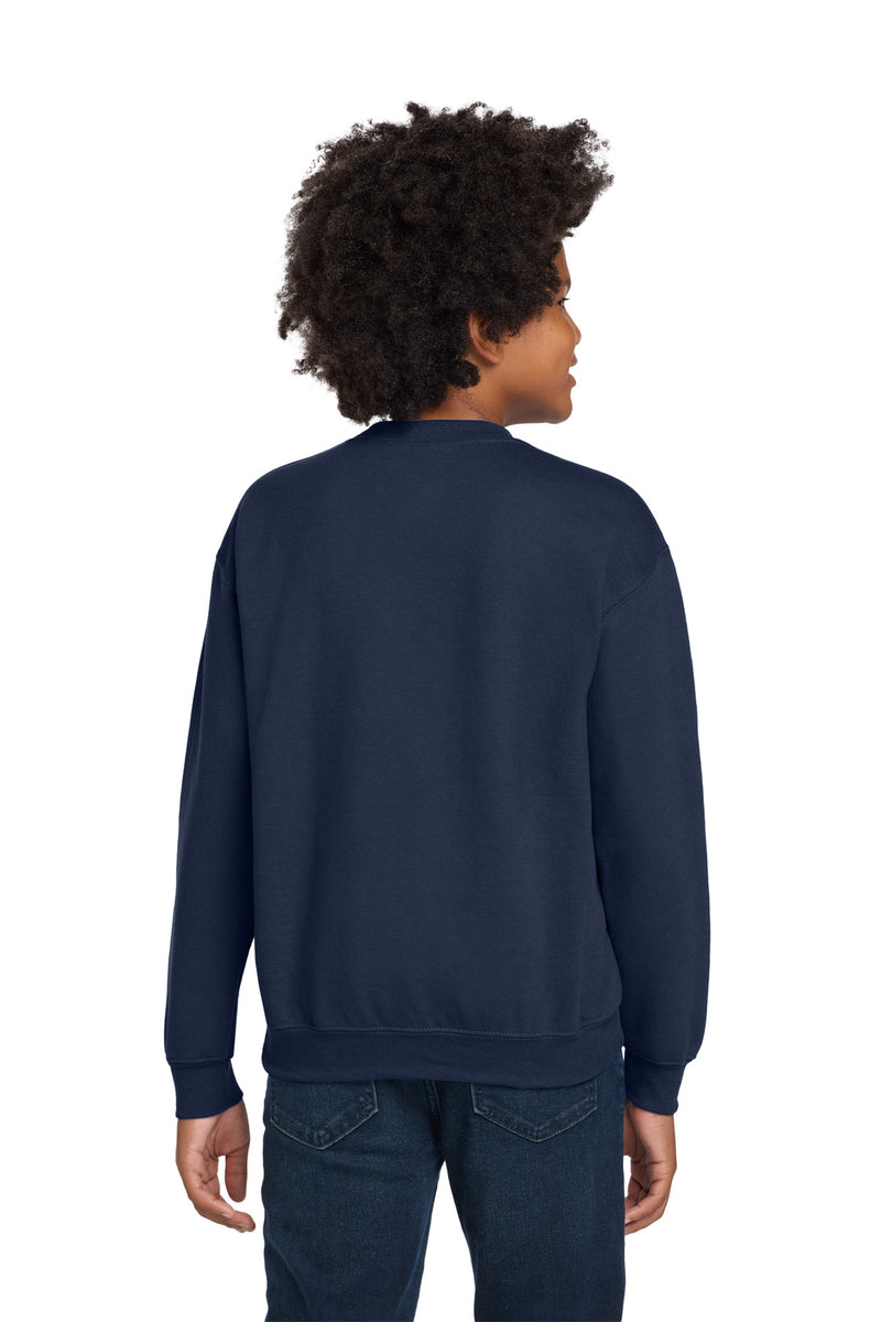 Gildan Youth Heavy Blend Crewneck Sweatshirt - Navy