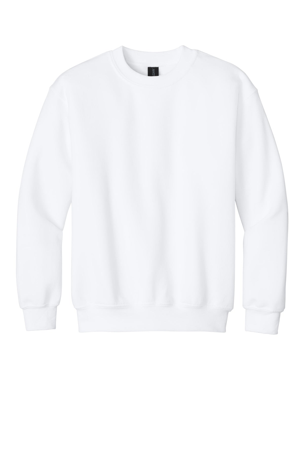 Gildan Youth Heavy Blend Crewneck Sweatshirt - White