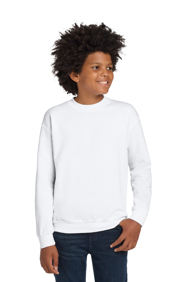 Genesis Church Charlevoix · Gildan Youth Heavy Blend Crewneck Sweatshirt (White)