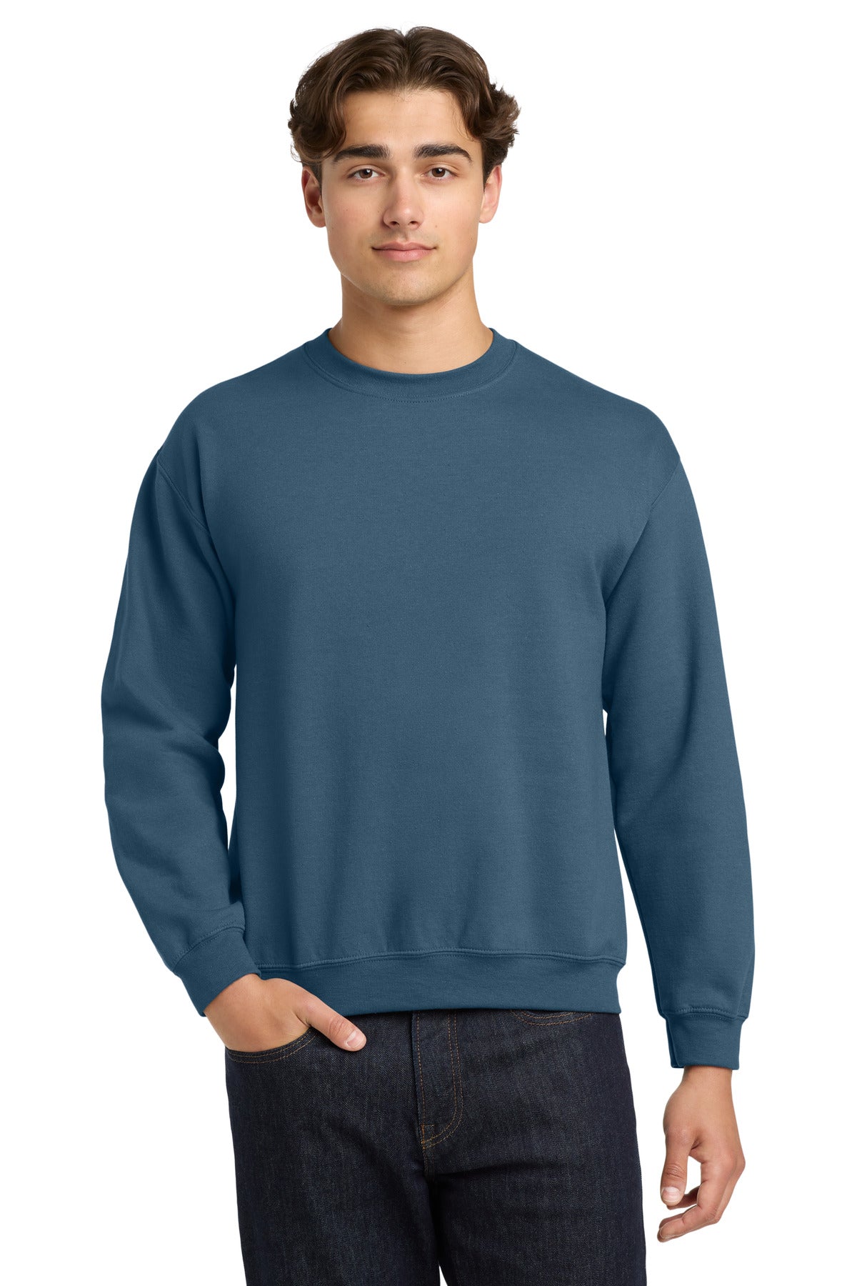 Gildan Heavy Blend Crewneck Sweatshirt - Indigo Blue