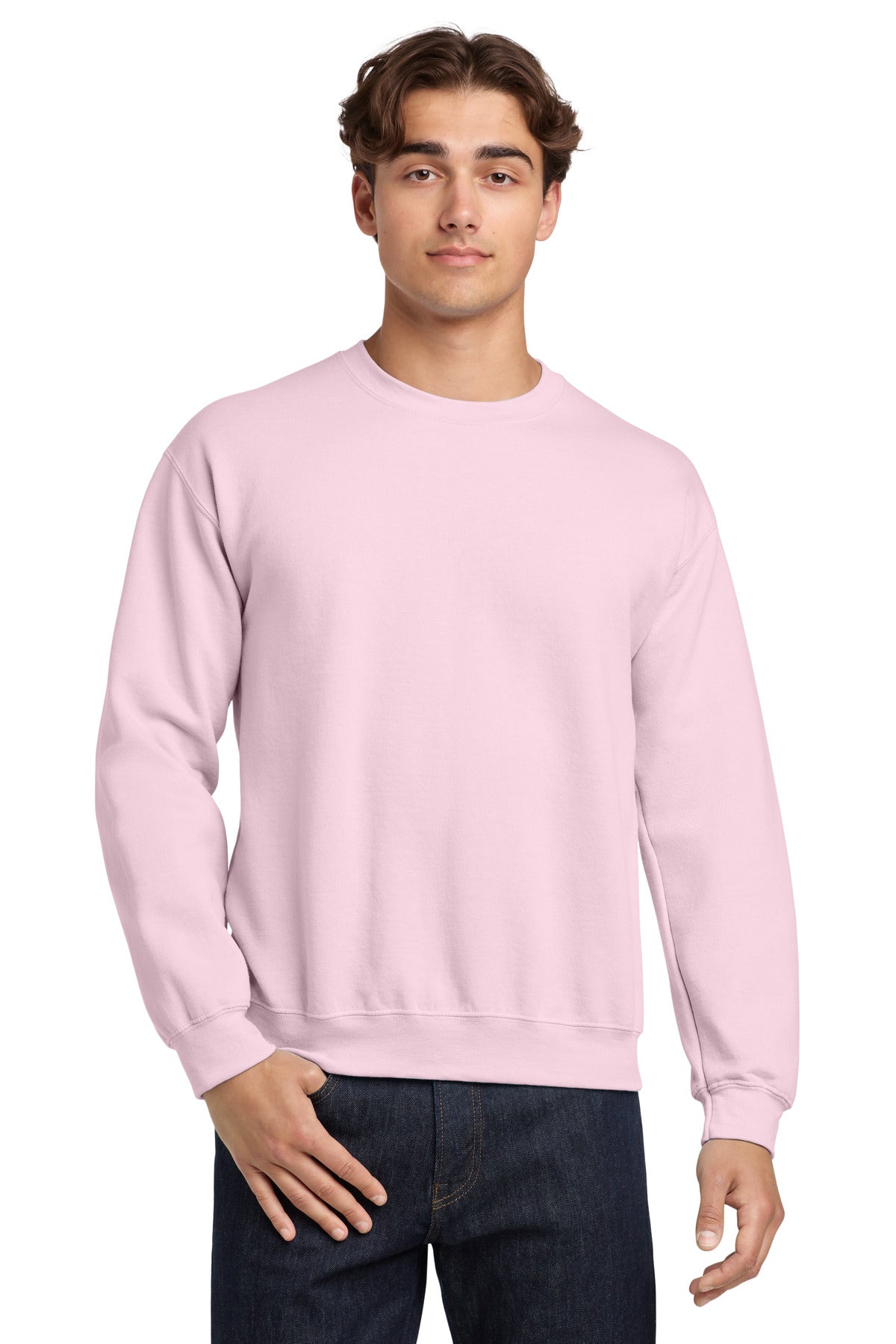 Gildan Heavy Blend Crewneck Sweatshirt - Light Pink