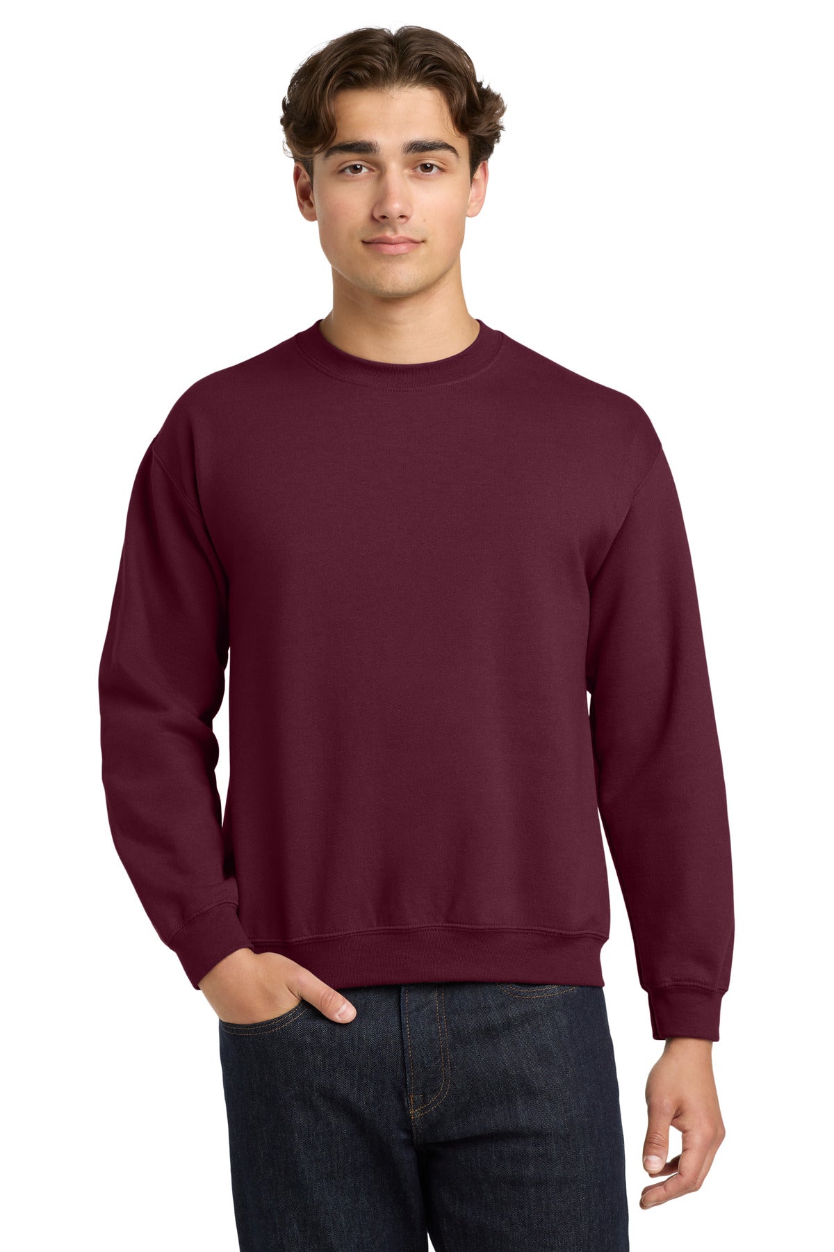 Gildan Heavy Blend Crewneck Sweatshirt - Maroon