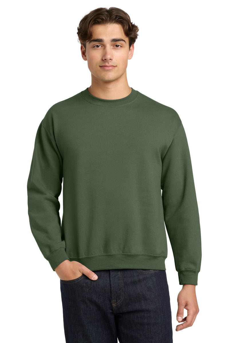 Gildan Heavy Blend Crewneck Sweatshirt - Military Green