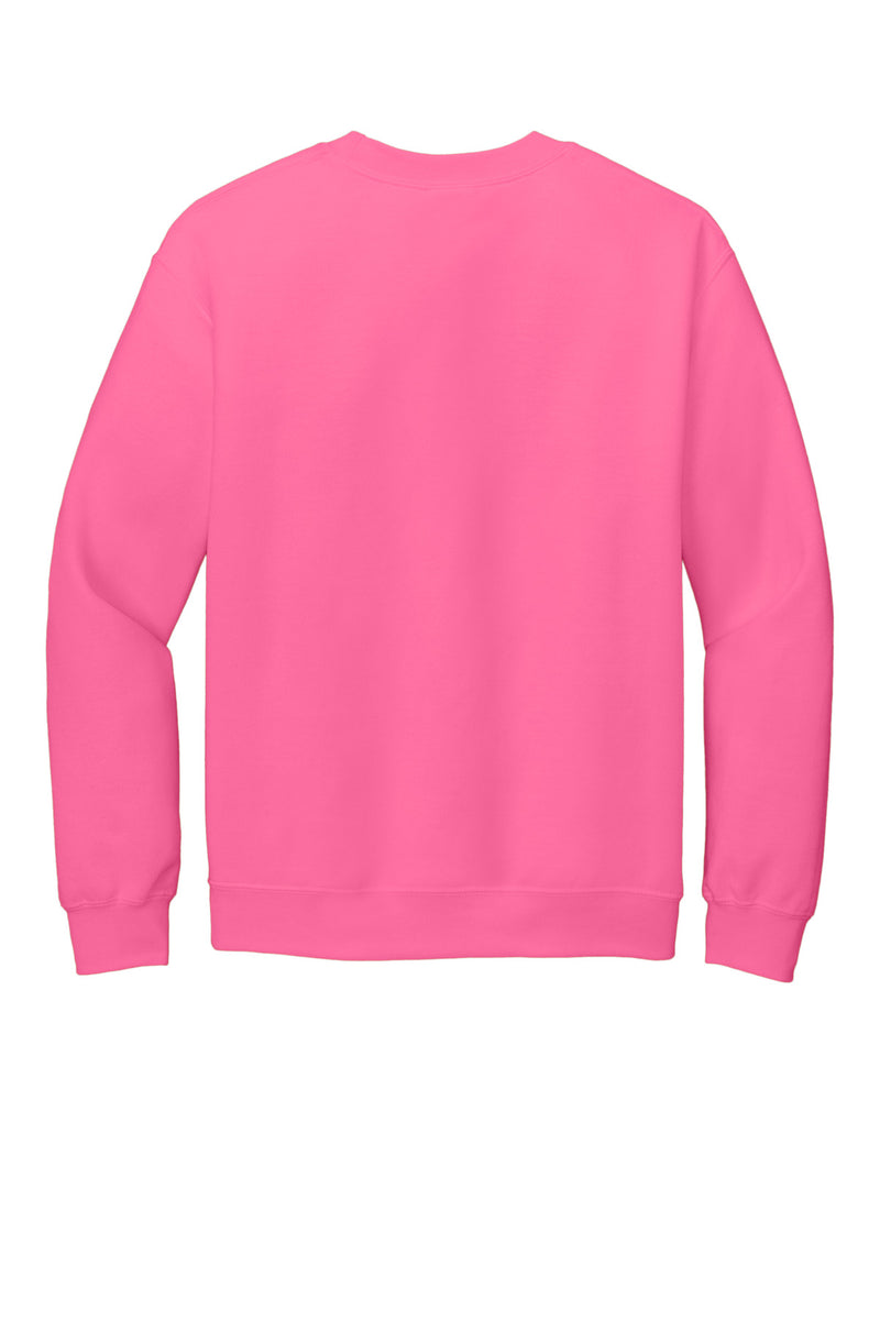 Genesis Church Boyne · Gildan Heavy Blend Crewneck Sweatshirt - Safety Pink