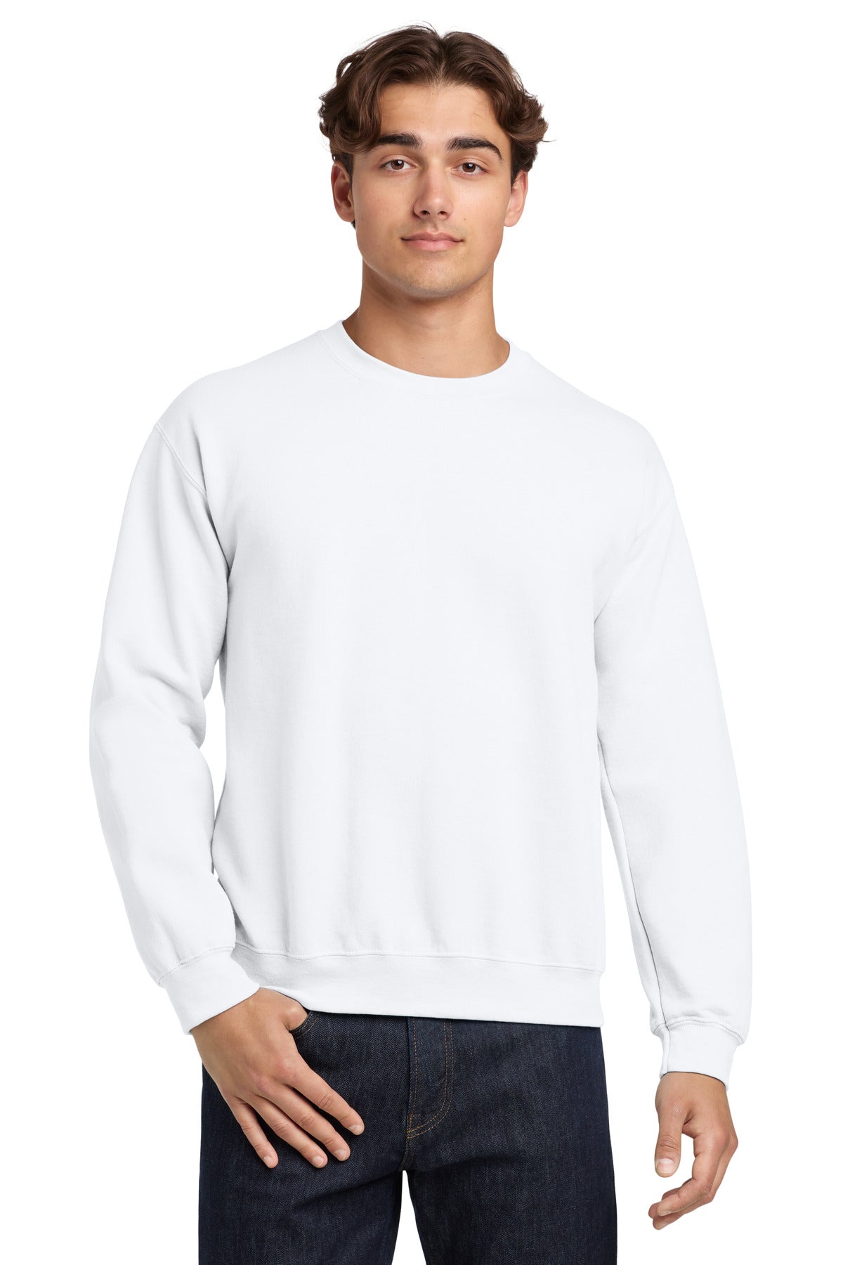 Genesis Church Petoskey · Gildan Heavy Blend Crewneck Sweatshirt (White)