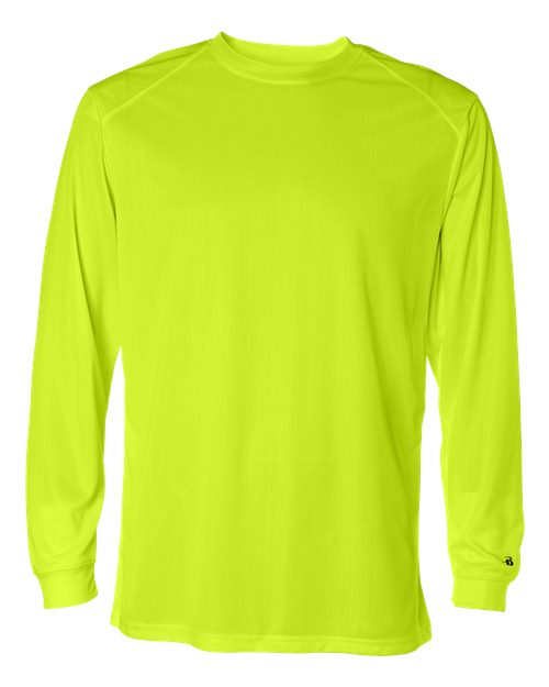 Unisex B-Core Long Sleeve T-Shirt - Safety Yellow