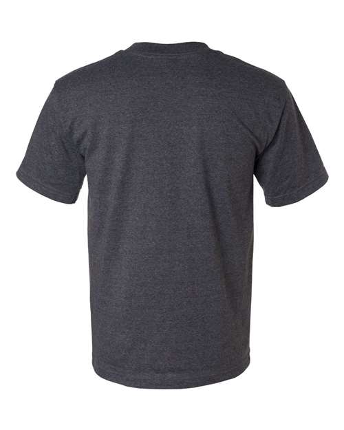 Unisex USA-Made 50/50 T-Shirt - Charcoal Heather